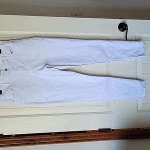 Old Navy Rockstar super skinny white jeans